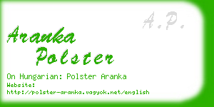 aranka polster business card